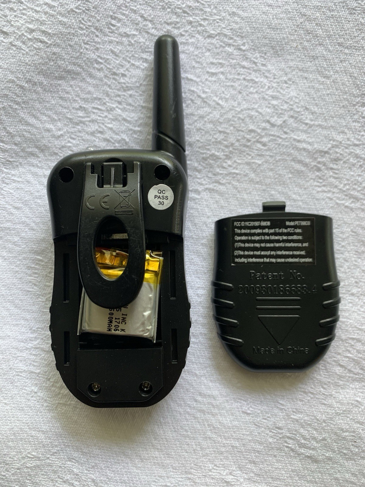 Petronics Dog Training Collar Remote Control Handheld Device PET998DB