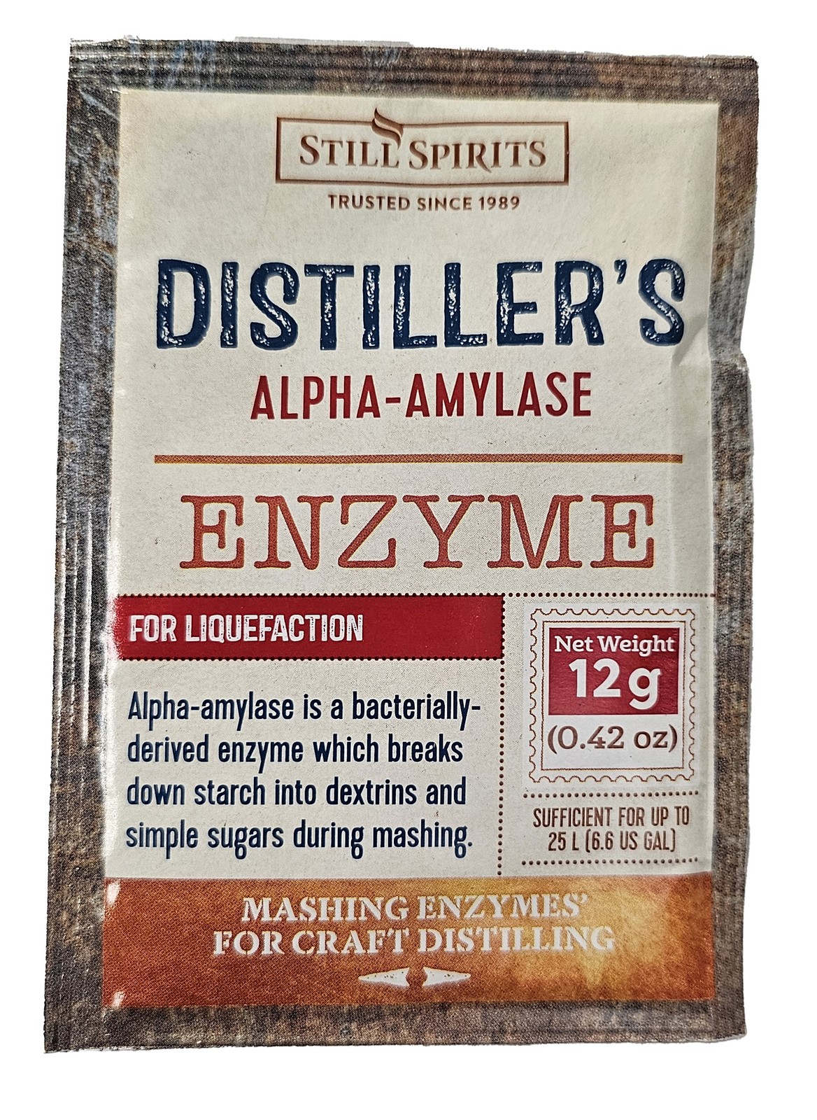 Still Spirits Distiller's Enzyme Alpha-Amylase 12 gram