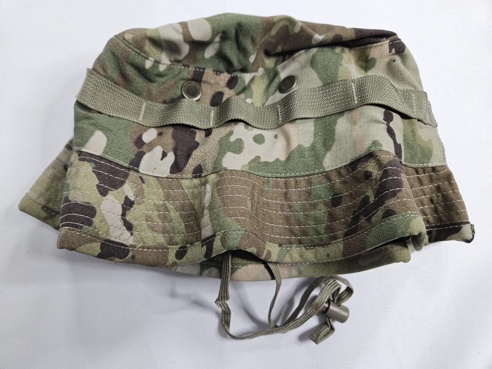 Hot Weather Sun Hat Size 7 Multicam OEF Bucket Boonie Cap NYCO Brigade QM