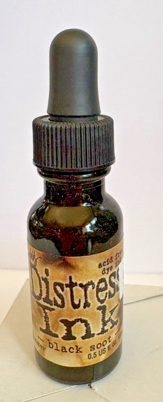 Ranger Tim Holtz Distress Ink Refill ~ Black Soot ~ S1