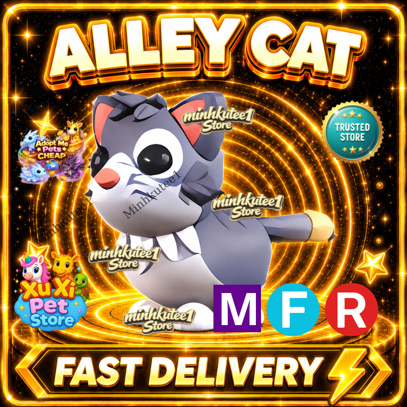 🐱 Alley Cat | MFR/NFR/FR Meega/Neoon Adopt Pet - Fast Delivery