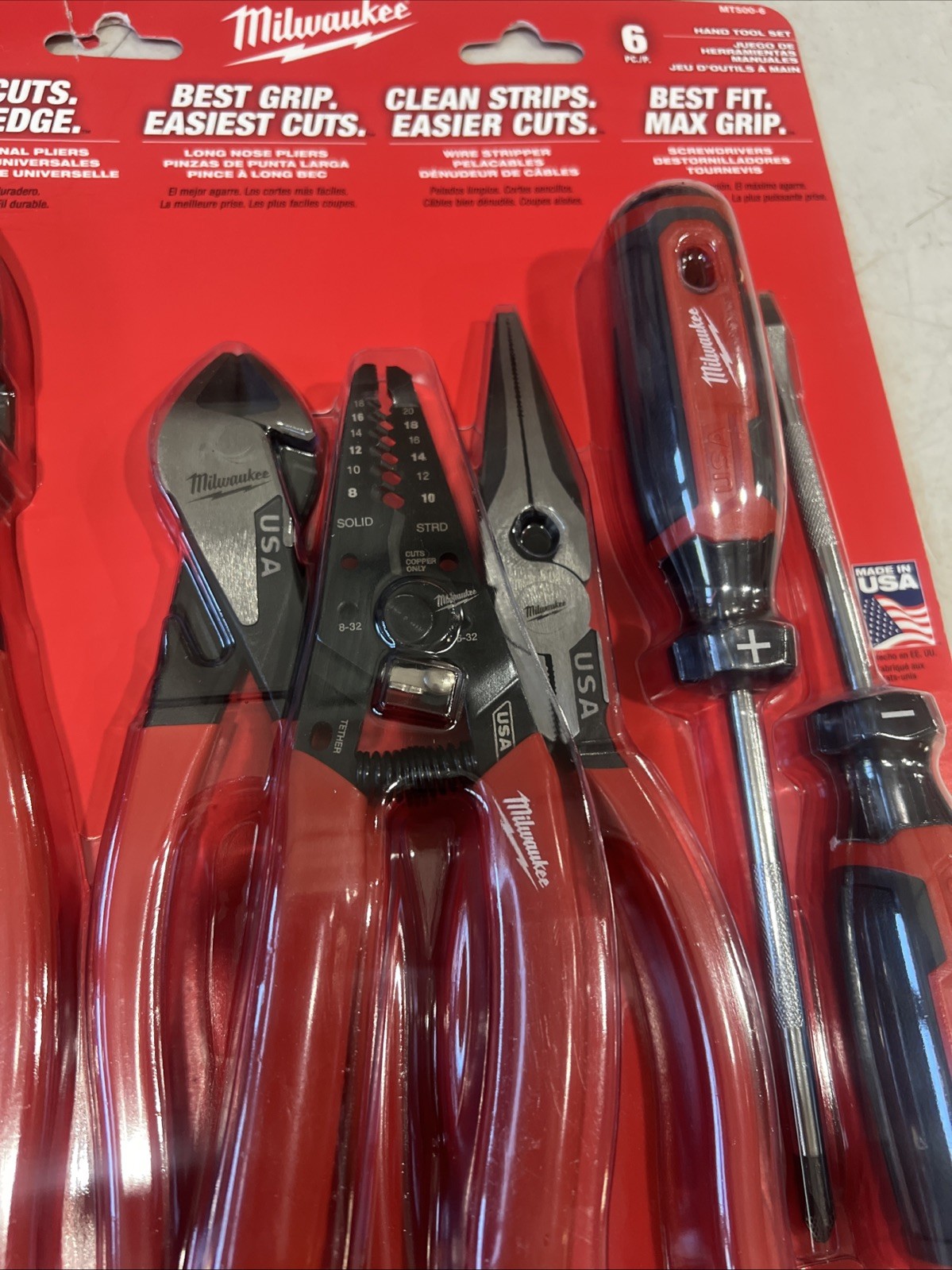 Milwaukee MT500-6 Hand Tool Set 6 Pieces