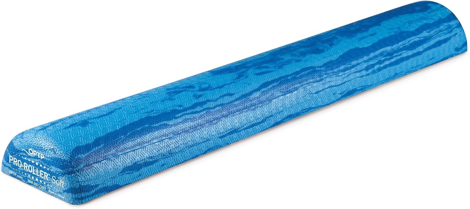Pro-Roller Soft Foam Roller - Blue 36" for Pilates & Yoga