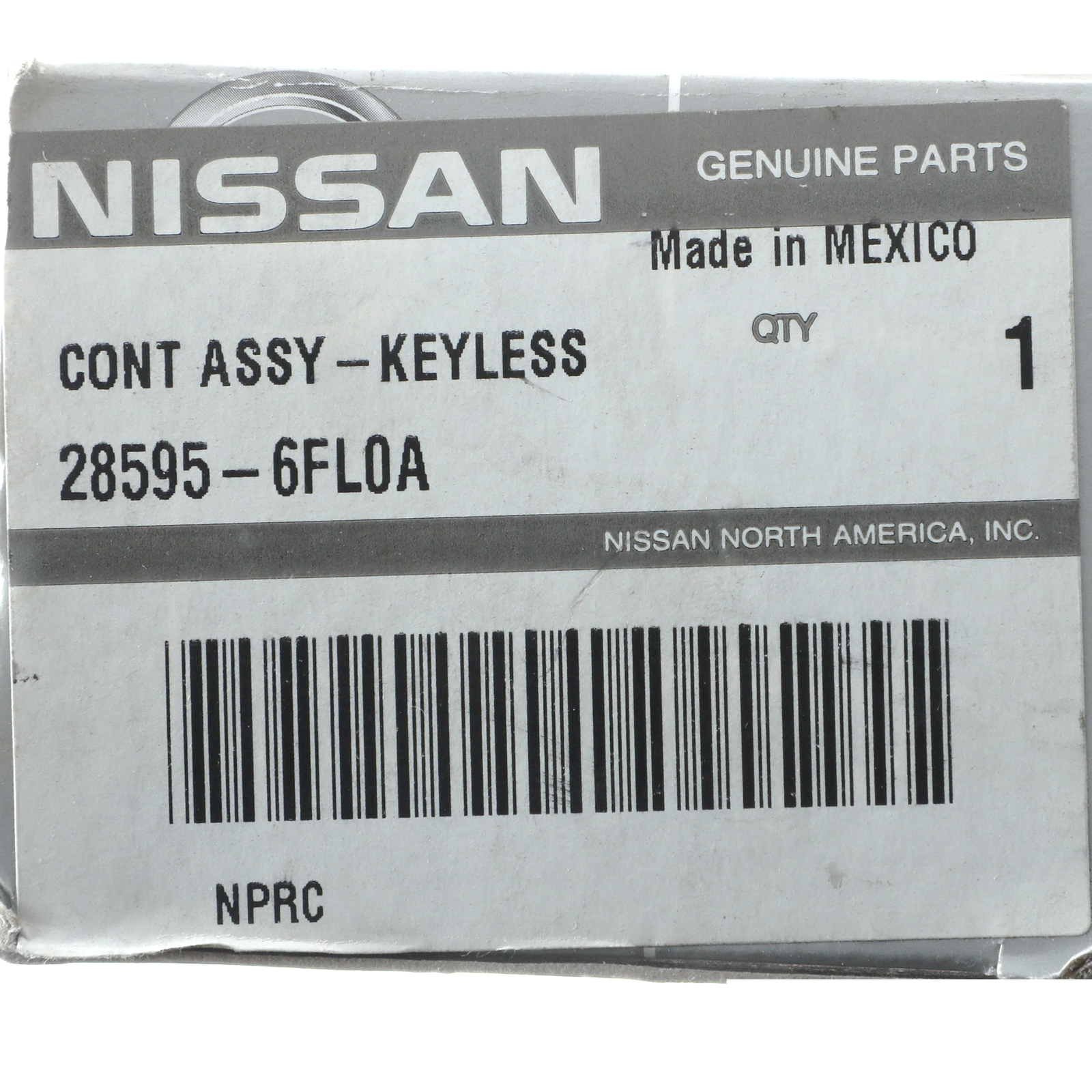 Genuine Infiniti Control Module 28595-6FL0A
