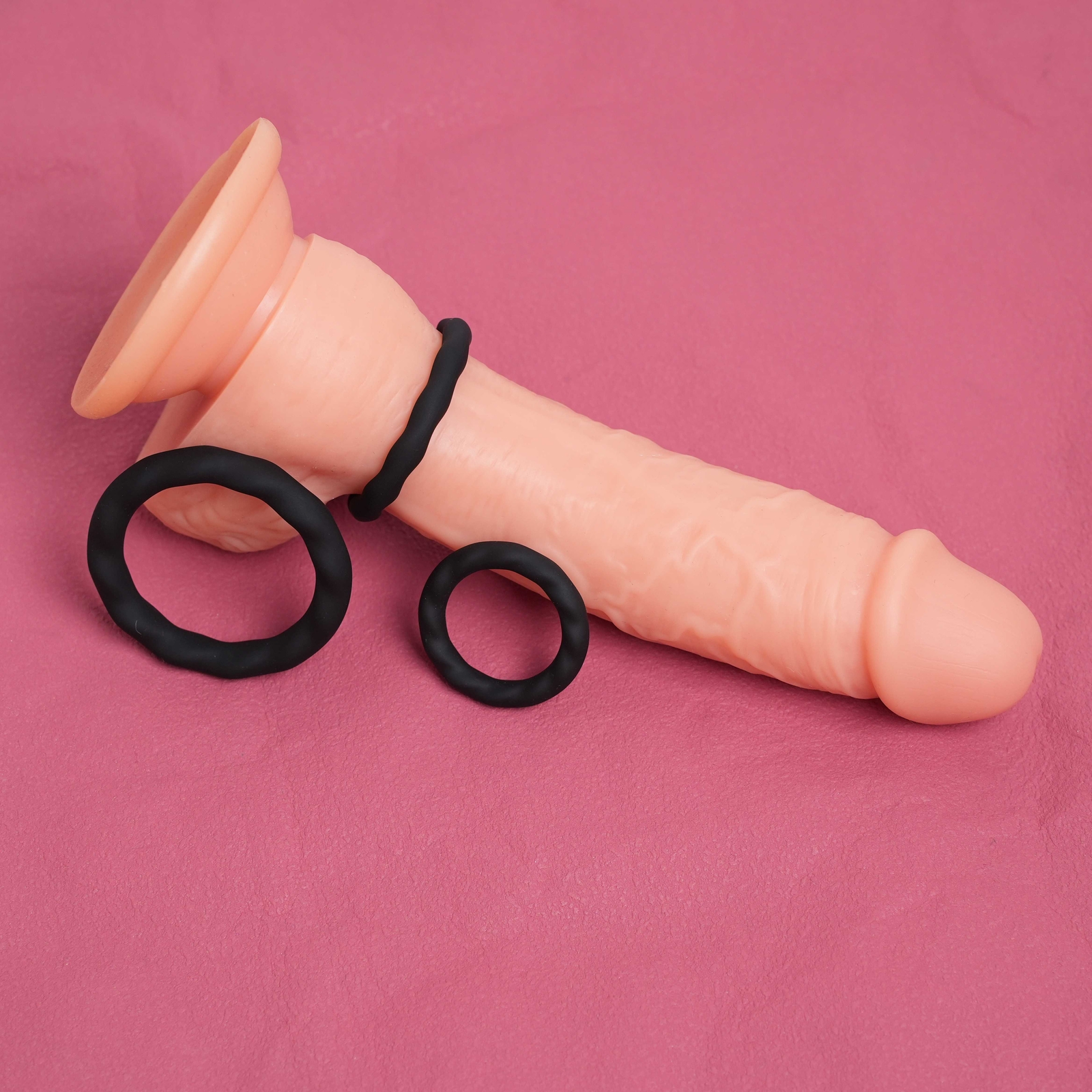 3PCS Penis Cock Ring Super Soft Stretchy Silicone Stay Hard Delayed Ejaculation
