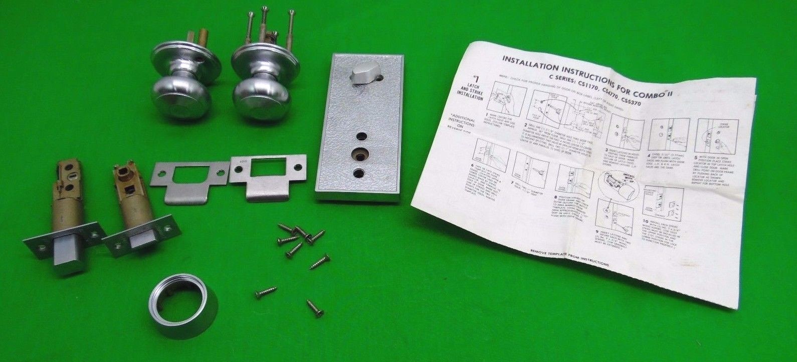 Aluminum FALCON Y521PD6 HAN 626 DOOR KNOB LOCK SET LOCKSET deadbolt option