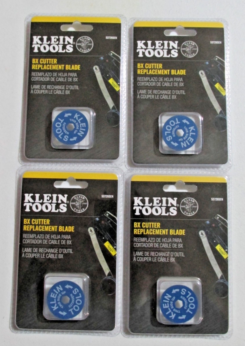 4 Klein Tools 53726SEN BX Cutter Replacement Blade Wheel 53726 Lot Of 4 Blades