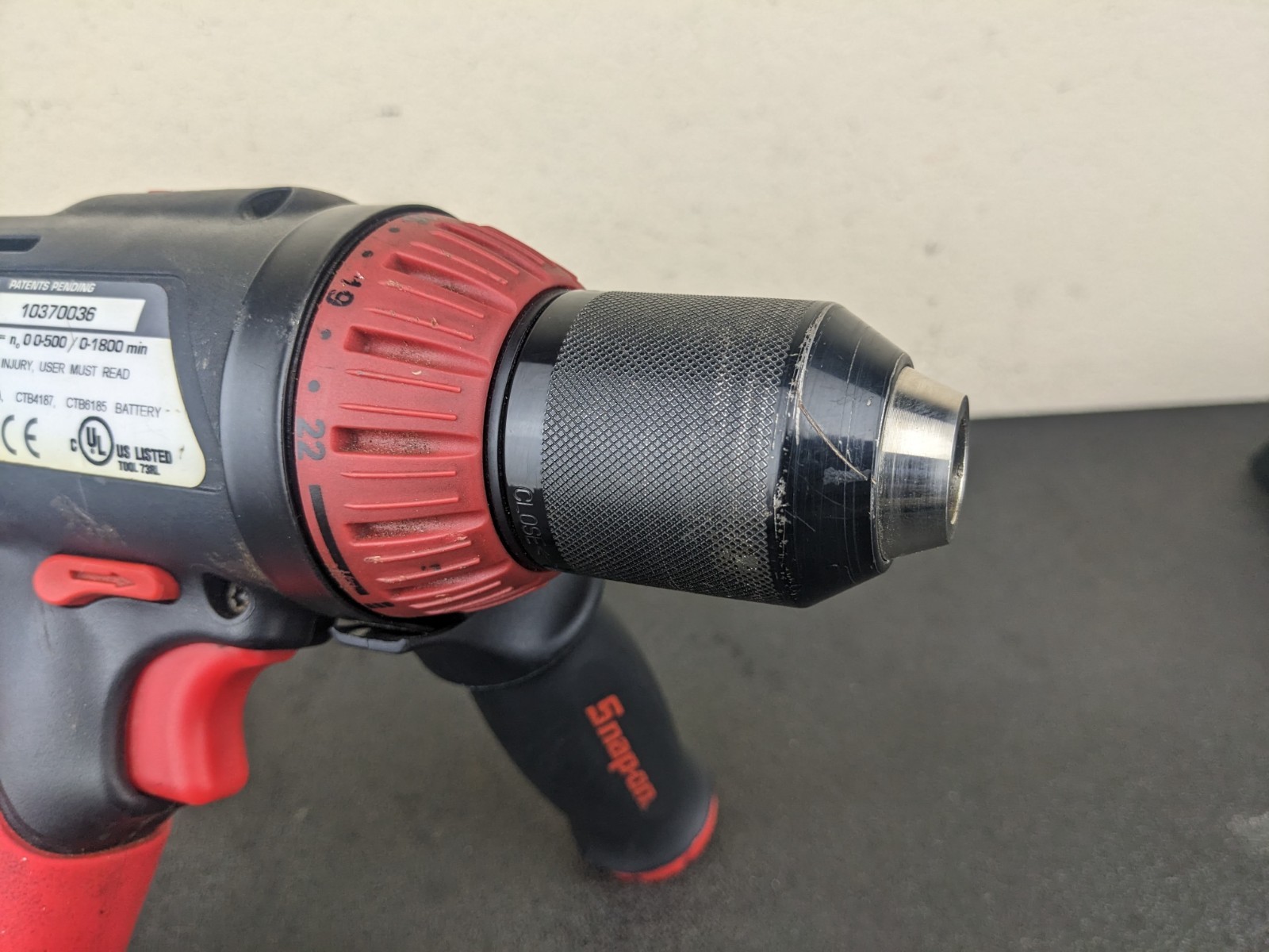 #bn481 SNAP-ON TOOLS CORDLESS 18V CDR6850 1/2" 13MM DRILL/DRIVER