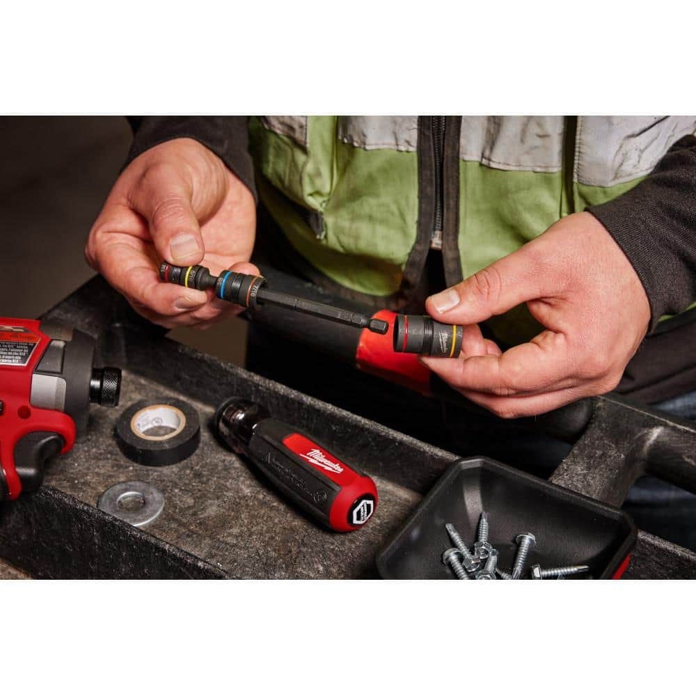 Milwaukee Multi-Nut Driver with SHOCKWAVE Impact Duty Magnetic Nut Drivers