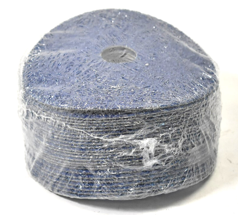 25 Pack Blue Abrasive Grinding Sanding Discs 5" Dia Zirconia Resin Hardware