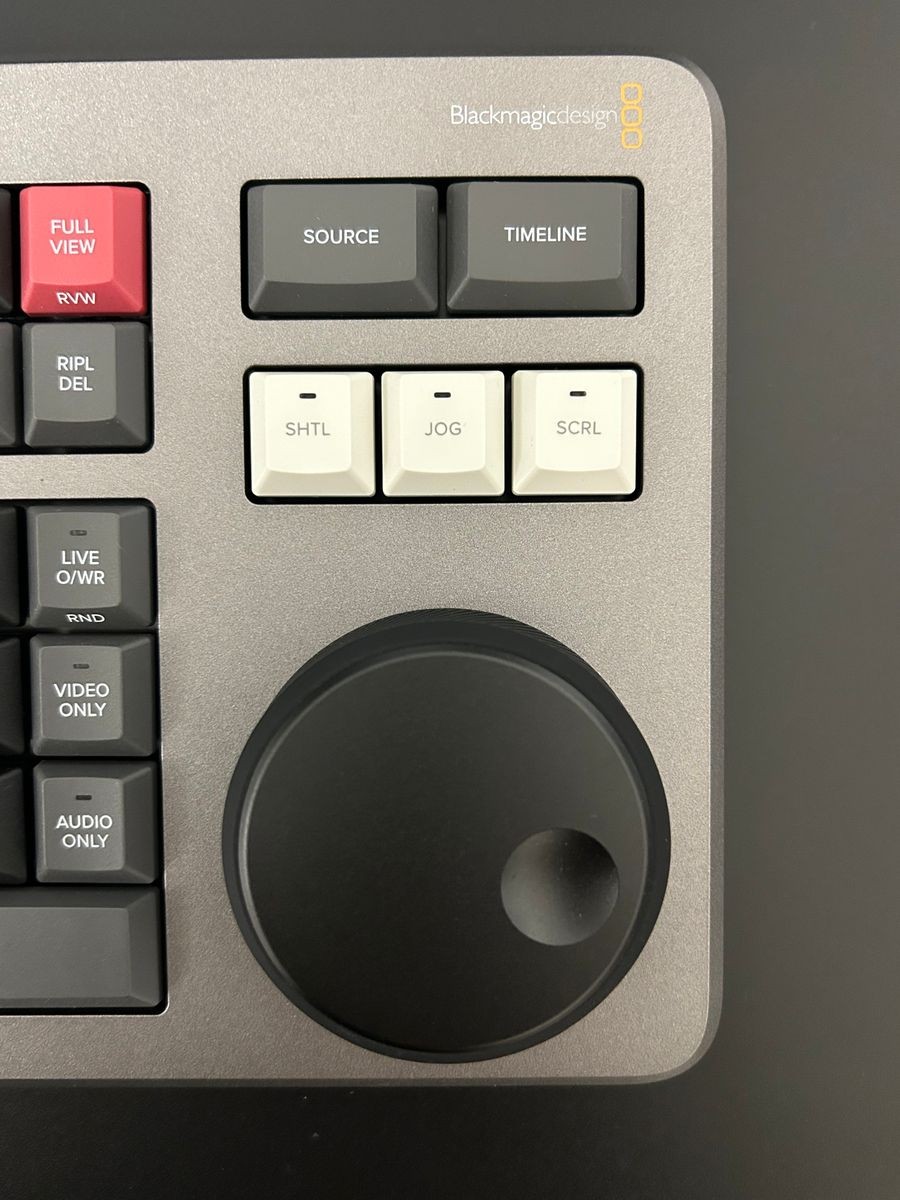 Blackmagic Design DaVinci Resolve Speed Editor Keyboard Operation confirmed