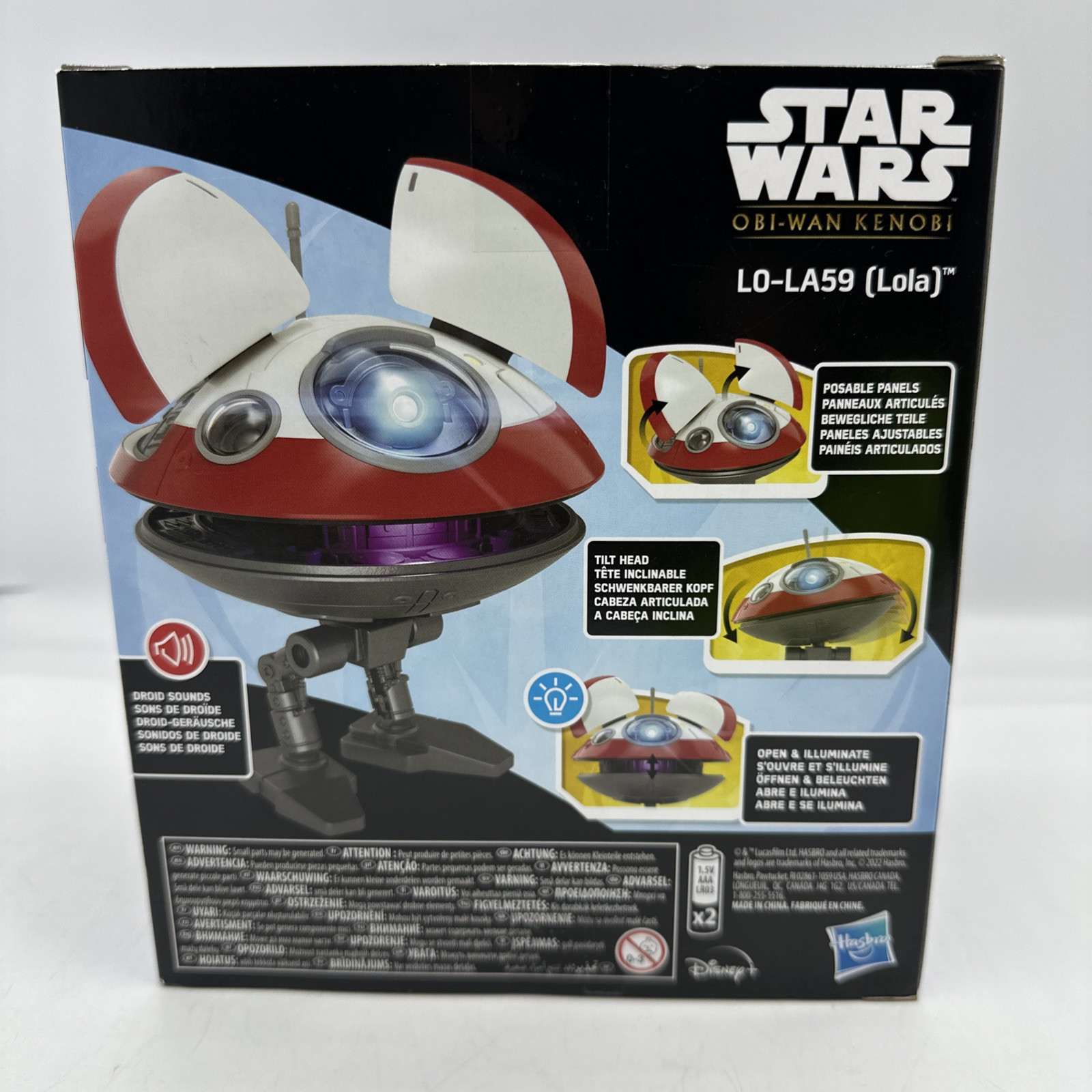 New LO-LA59 Lola Electronic Princess Leia Droid Obi-Wan Kenobi Disney+ Series