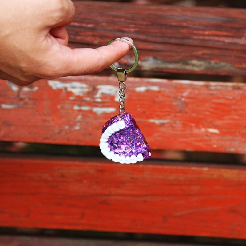 Silicone Mold for Keychain Pendant Teeth Shape Resin Mold