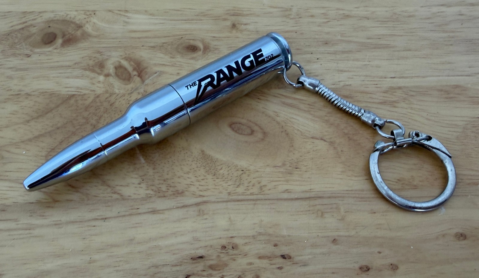 The Range 702 Bullet-Shaped USB Flash Drive Keychain - 32GB