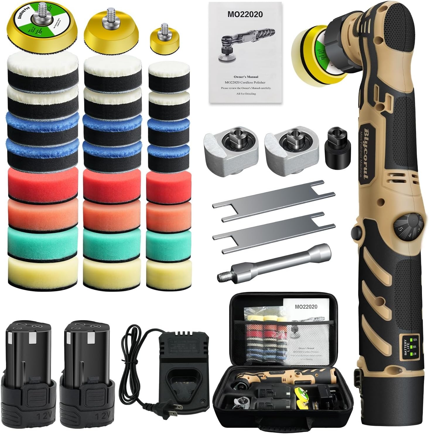 Mini Cordless Car Polisher 3 Inch
