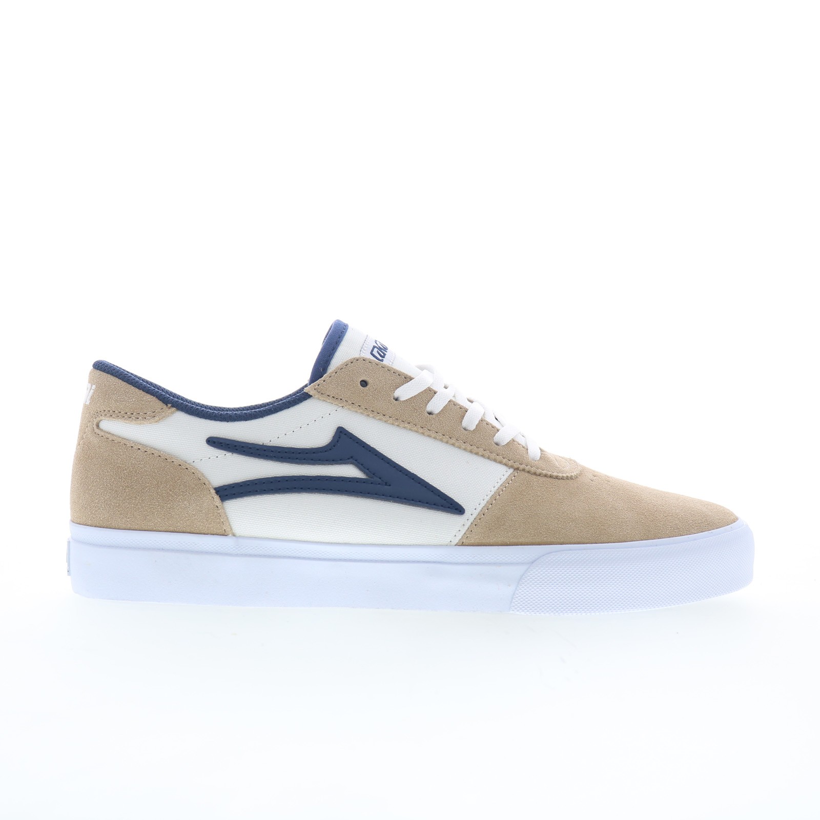 Lakai Manchester Mens Beige Suede Lace Up Skate Inspired Sneakers Shoes