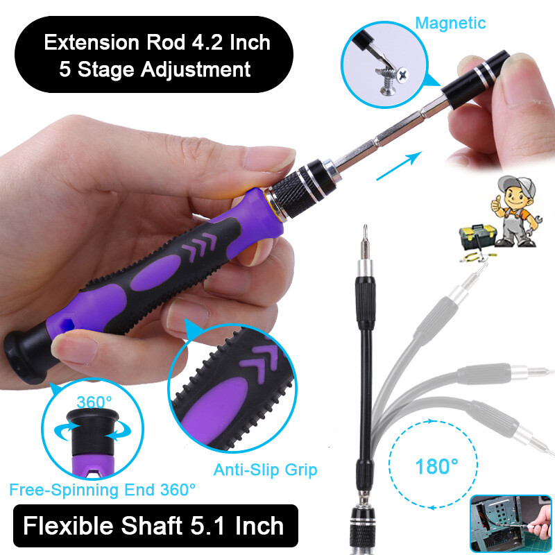 170 in 1 Precision Screwdriver Set PC Cell Phone Electronics Repair Tool Kit