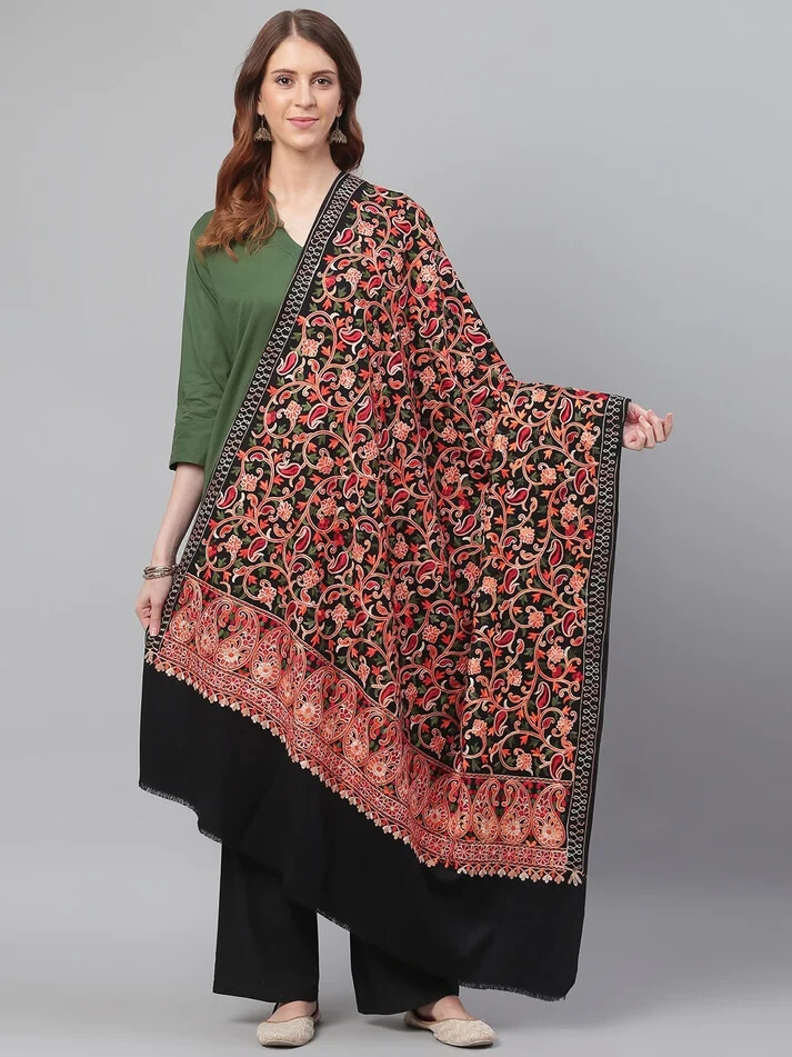 Meditation Shawl or Meditation Blanket, Wool Shawl or Wrap, Oversize Scarf/Stole