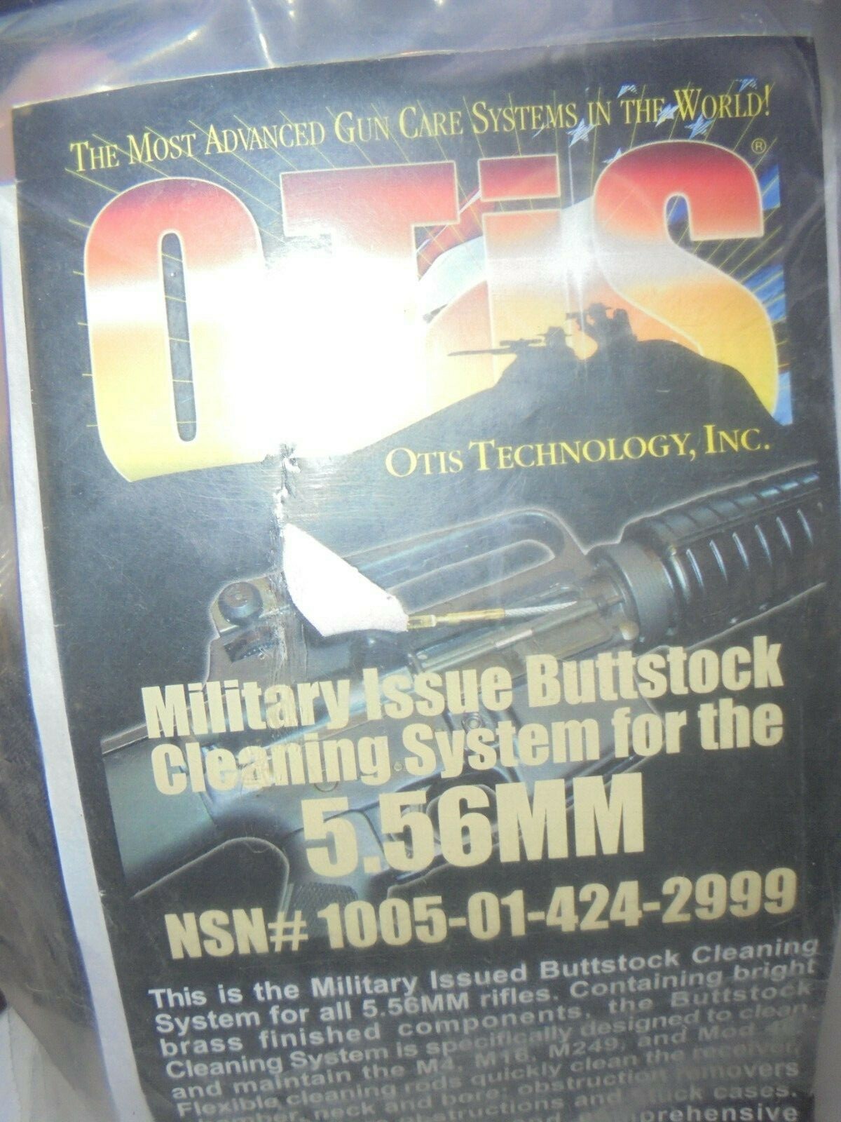 MILITARY ISSUE BUTTSTOCK CLEANING STYSTEM FOR THE 5.56MM