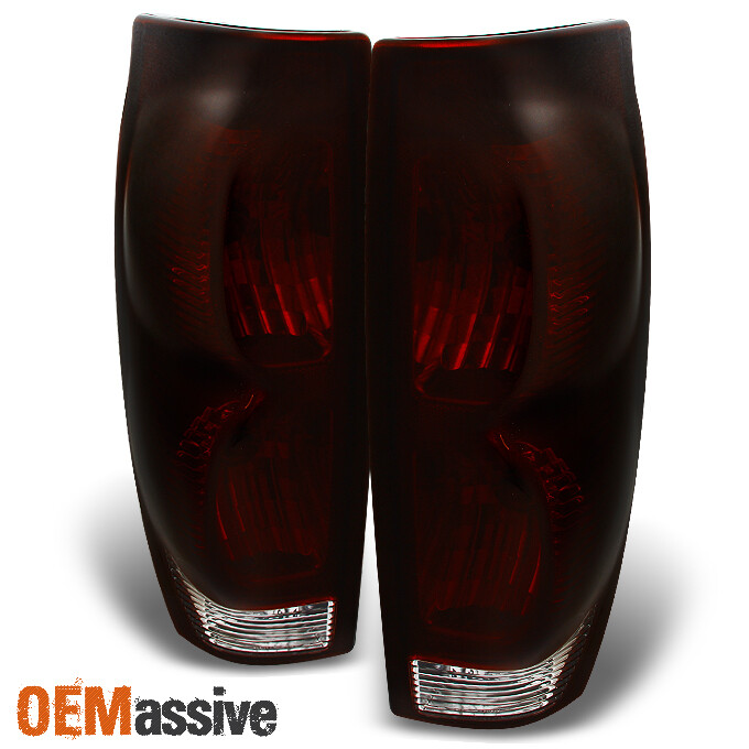 Fit 2002-2006 Chevy Avalanche 1500 2500 Pickup Dark Red Tail lights Replacement
