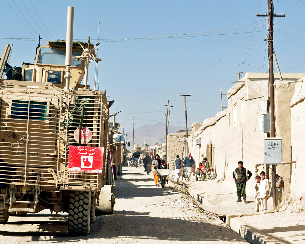 KANDAHAR-WHACKER© FORWARD AIR-GROUND TEAM MARINE EXPEDITIONARY FORCE + US FLAG