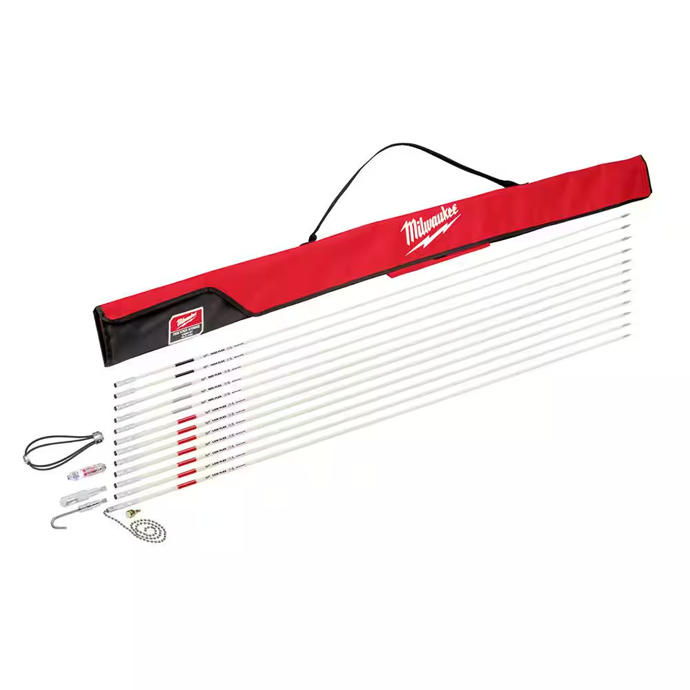 60 Ft. Fiberglass Fish Stick Low/Mid/High Flex Combo Kit with Accessories