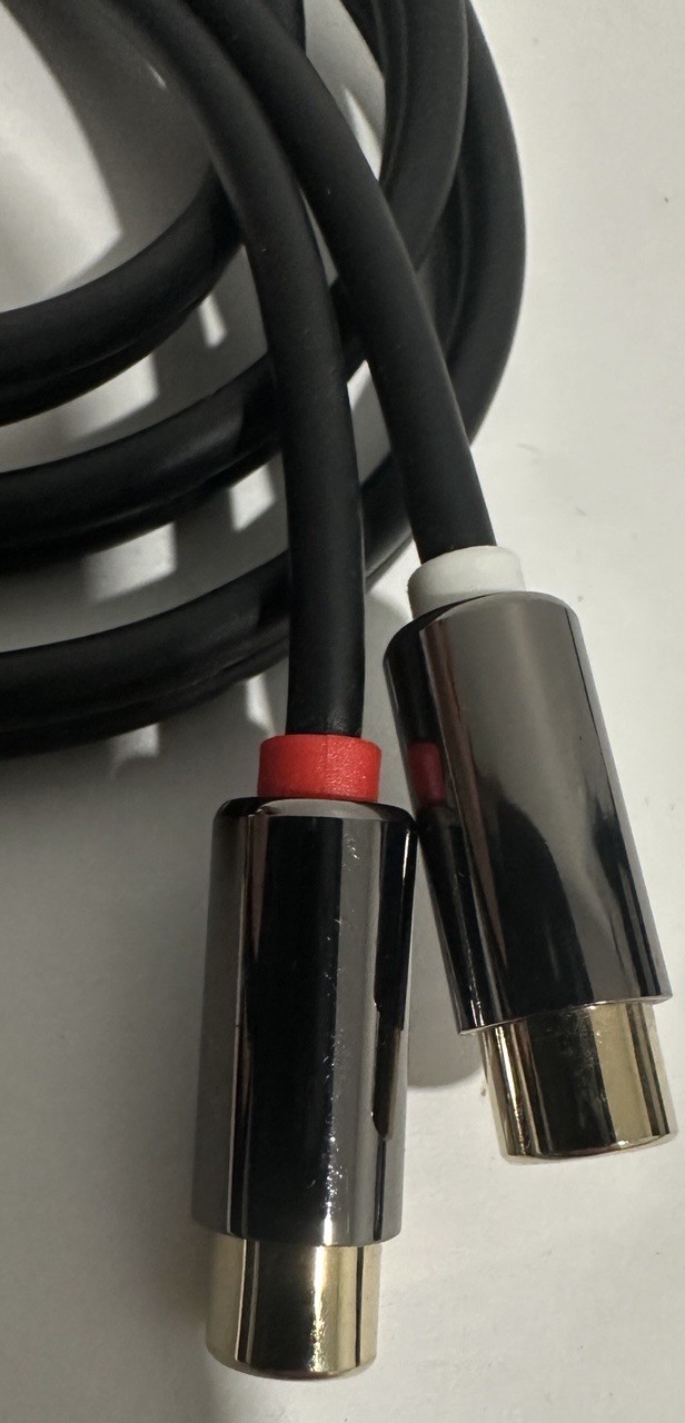 Gold Plated J&D 2 RCA Extension Cable Heavy 3 Feet