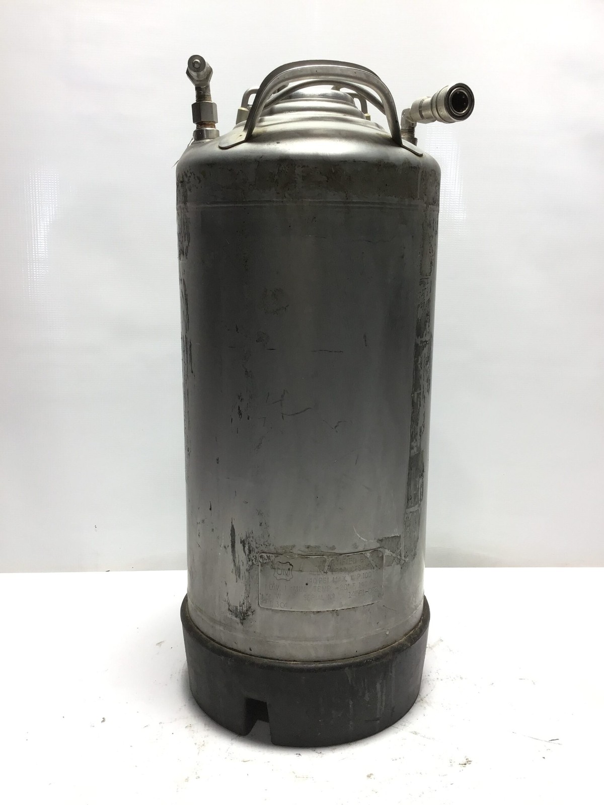 Alloy Products 14561-068 Stainless Home Brew Tank 40/140 PSI -20°/100°F