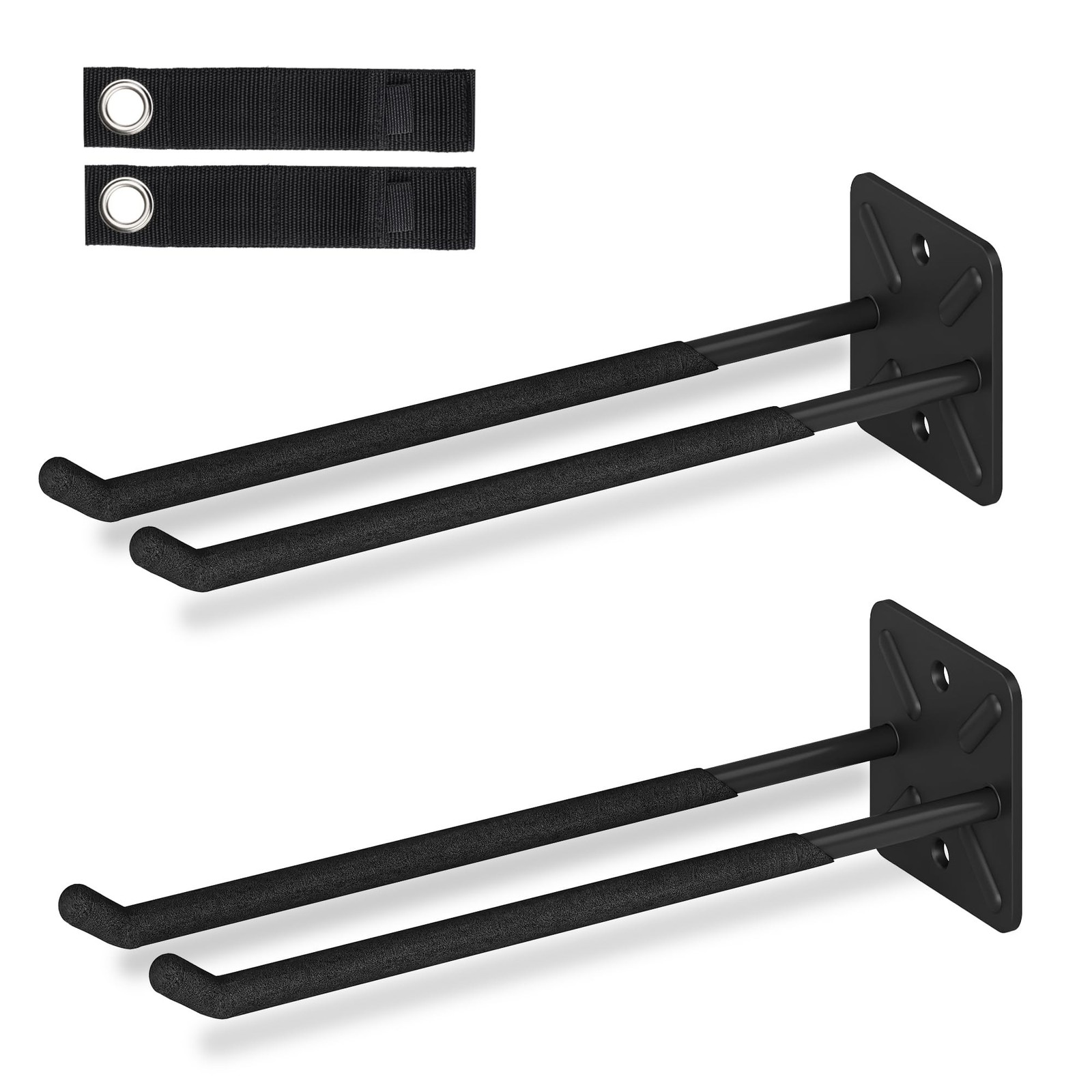 Garage Hooks, Heavy Duty Garage Hook, 12.4 Inch Wall Mount Hangers, Max Load ...
