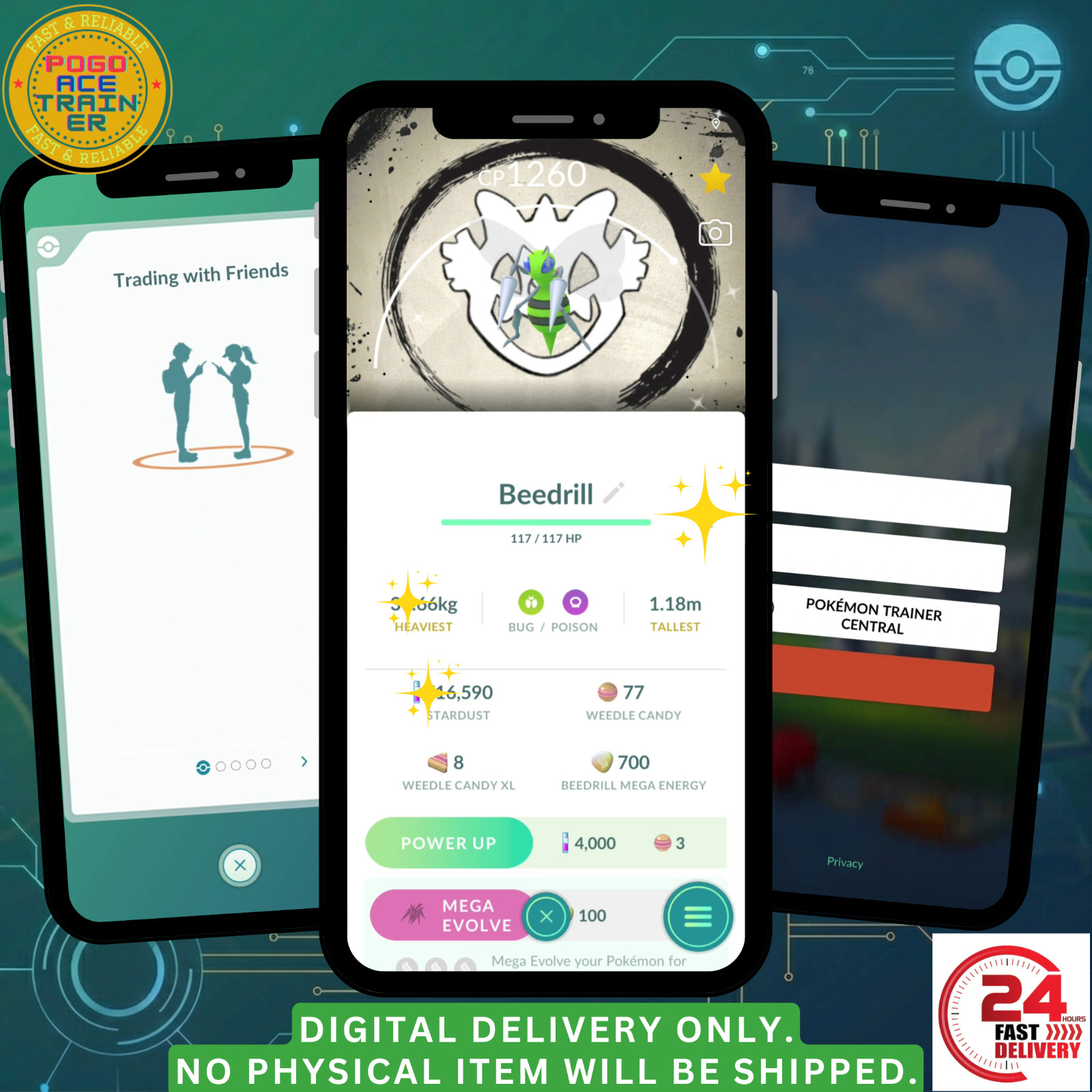 [✨SpecialBG✨] Shiny Beedrill – GO Fest 2026 Special BG  ✨FAST24hDelivery✨