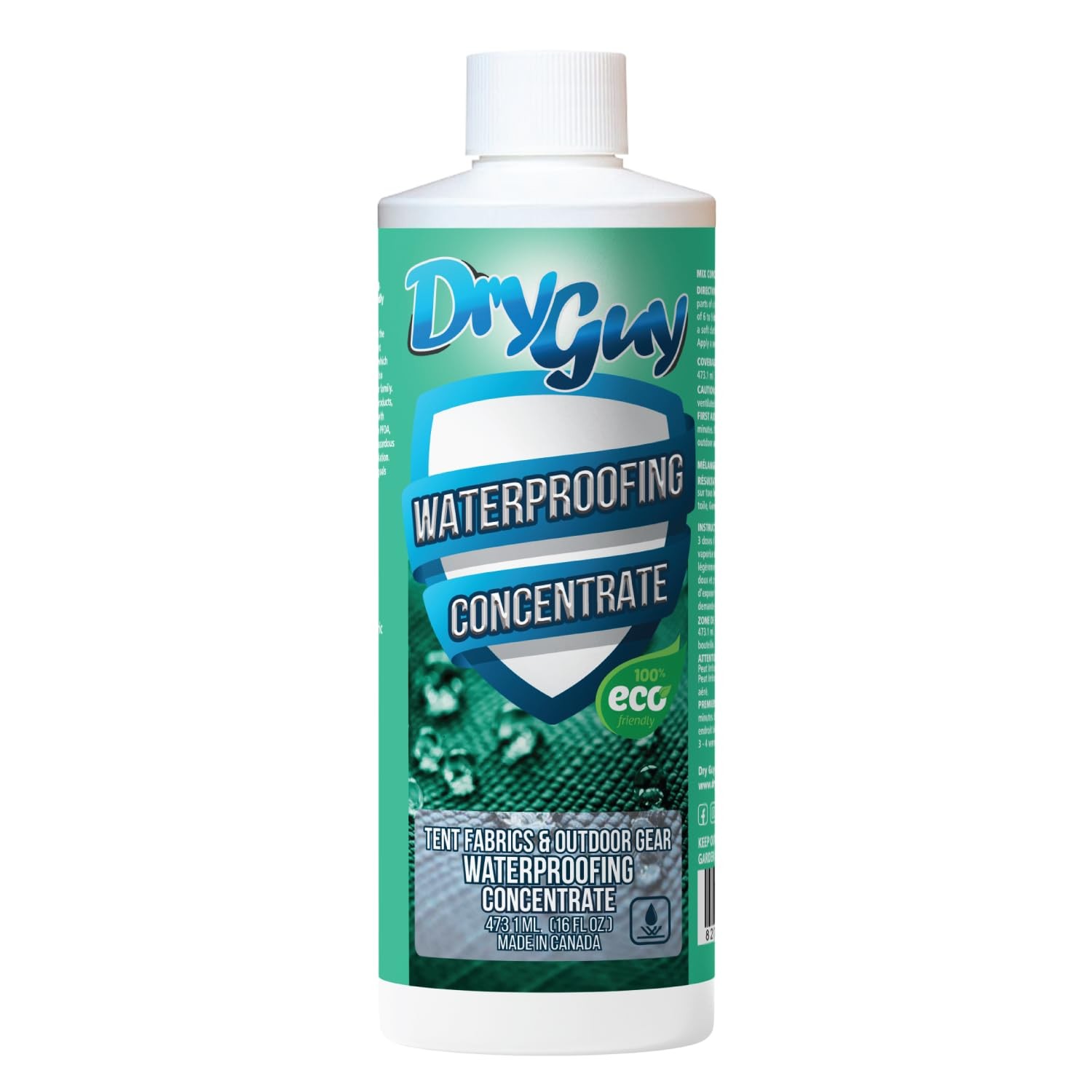 Eco-Friendly Waterproofing Concentrate for Tents, Tarps, Backpacks & Fabrics