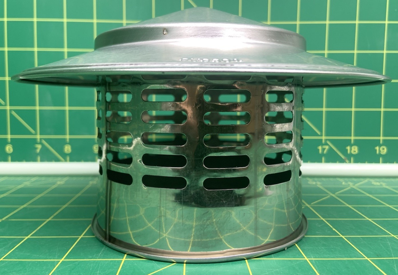 4" Chimney Cap SUS 304 Stainless Steel Round Tapered Cover Hood Top Stove Vent