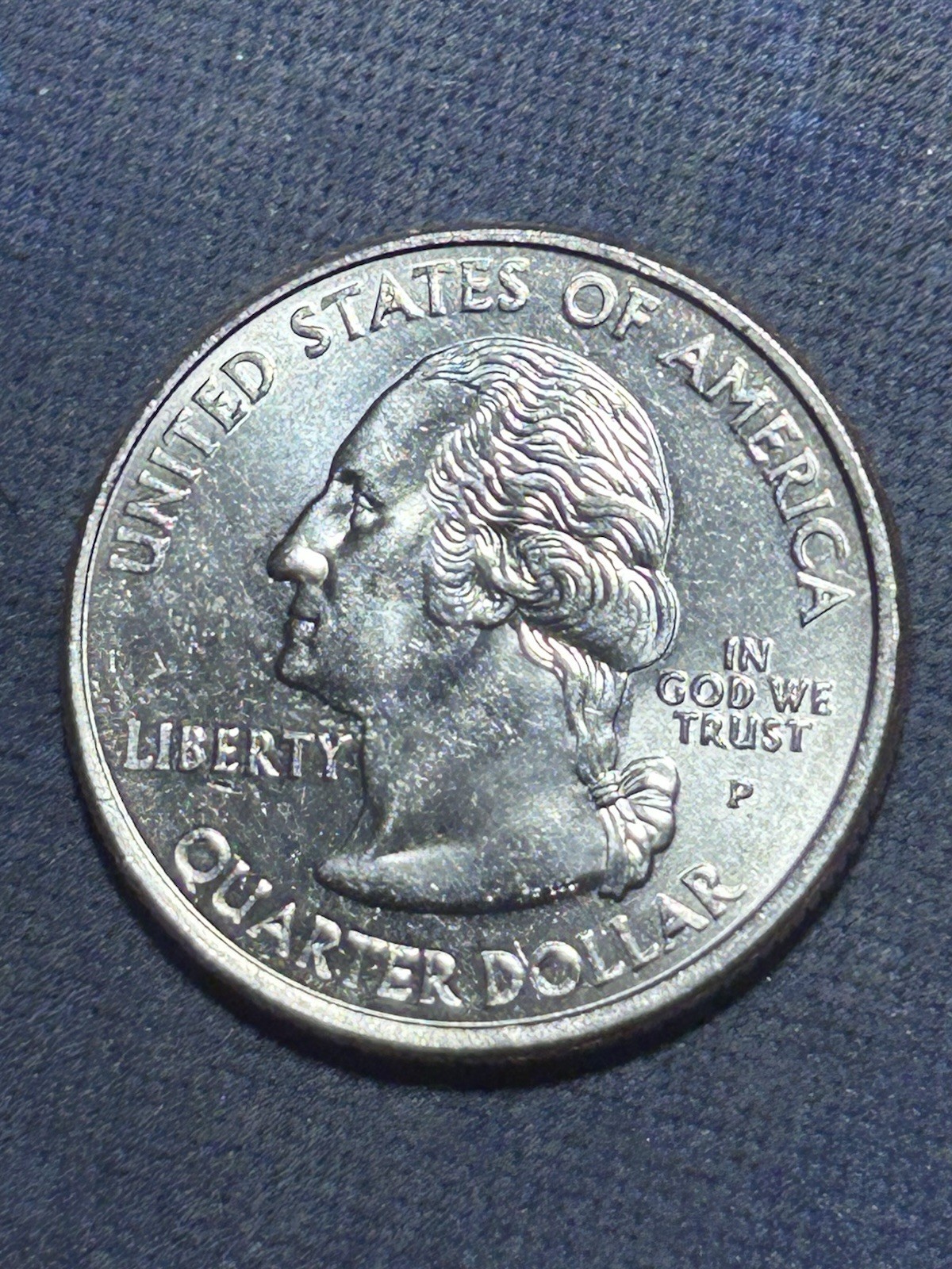 2005-P MS Grade Oregon State Quarter *VERY DRAMATIC* Die Clash