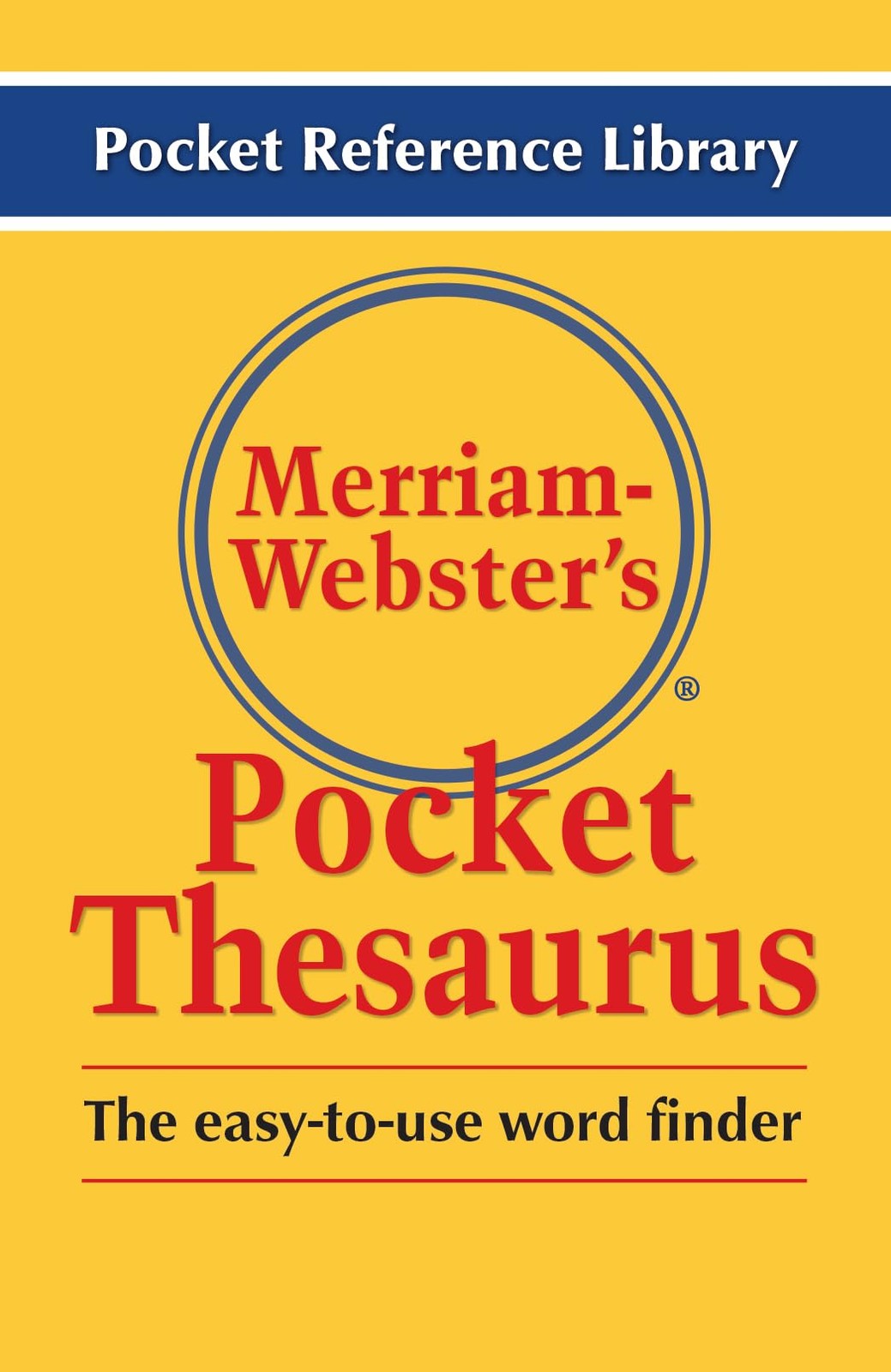 Merriam-Webster's Pocket Thesaurus, Newest Edition, (Flexi Paperback)...