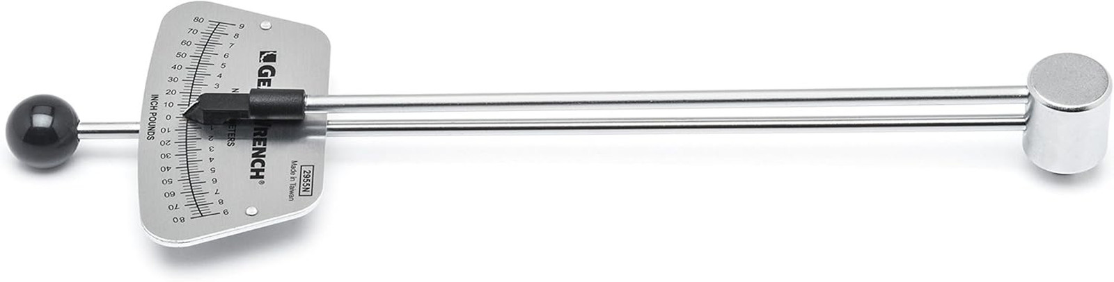 GEARWRENCH 1/4" Drive Beam Torque Wrench 0-80 In/Lbs. - 2955N, Black