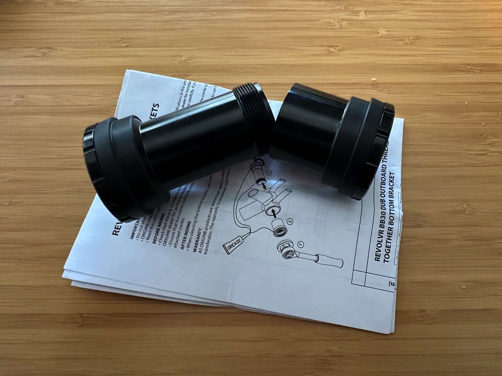 Origin 8 Revolvr BB30 for DUB Spindle Outboard Thread-Together Bottom Bracket