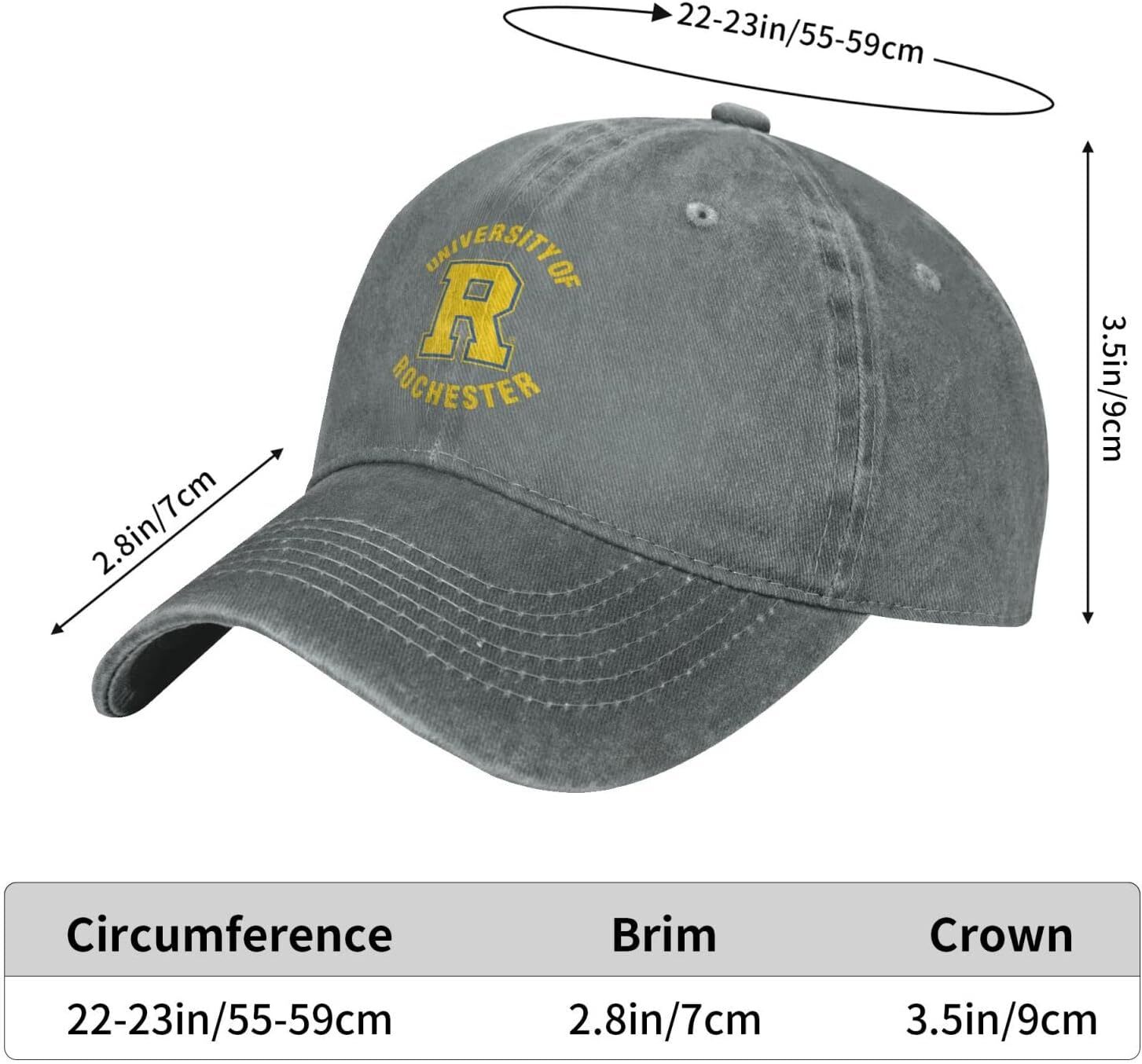 University of Rochester Logo Classic Cowboy Hat Adjustable Baseball Cap Unisex