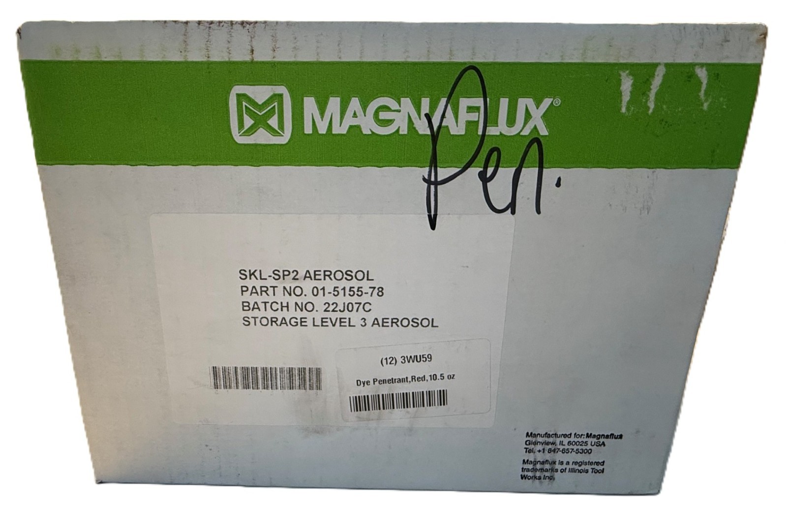 new old stock (NOS) 12 Magnaflux SKL-SP2 SpotCheck aerosol 01-5155-78