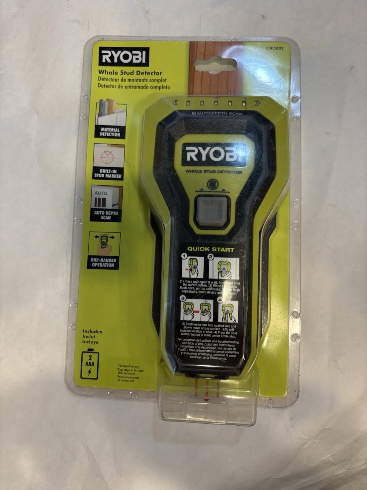 Ryobi Stud Finder Detector ESF5002 NEW