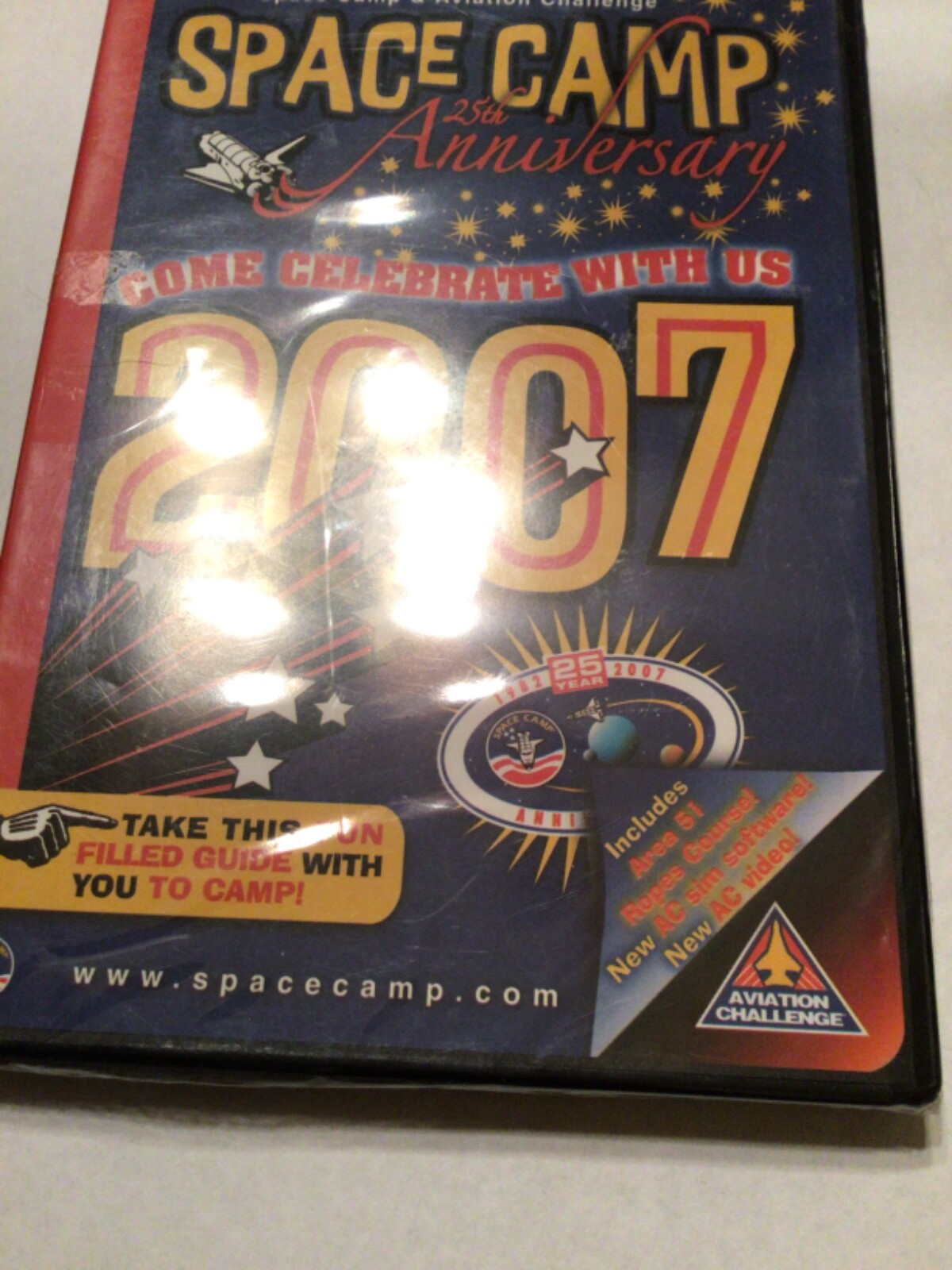 2007 SPACE CAMP 25th anniversary DVD & aviation challenge