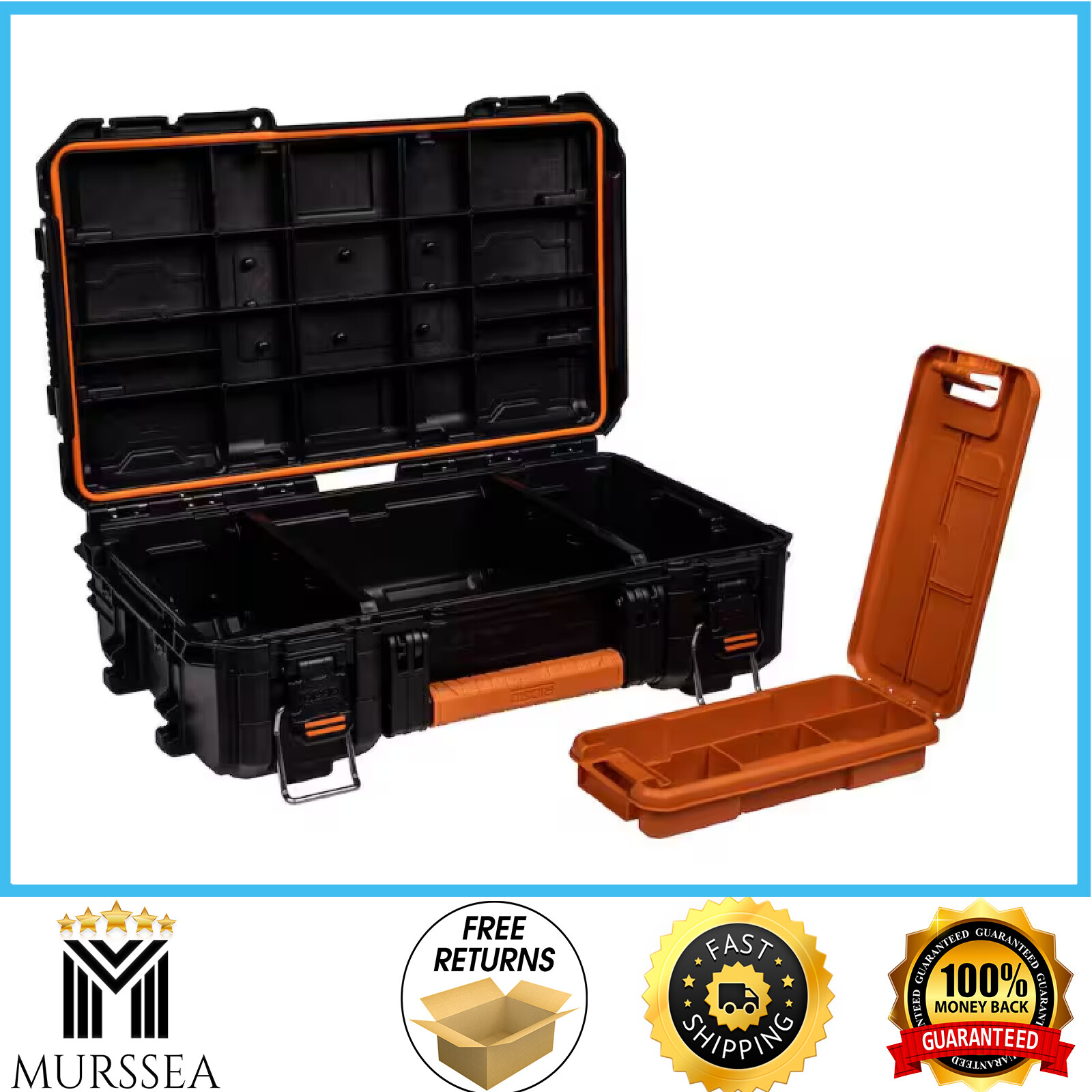 RIDGID 2.0 Pro Gear System Power Tool Case and Storage Tool Box