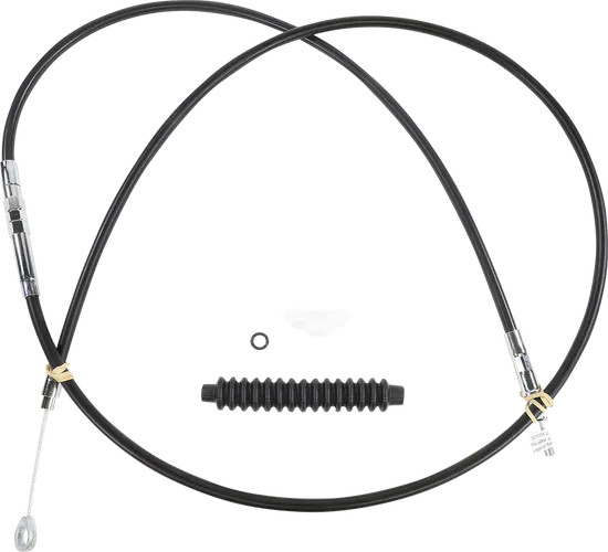 DS High Efficiency Black Vinyl Clutch Cable 76in Harley Street Glide 08-13