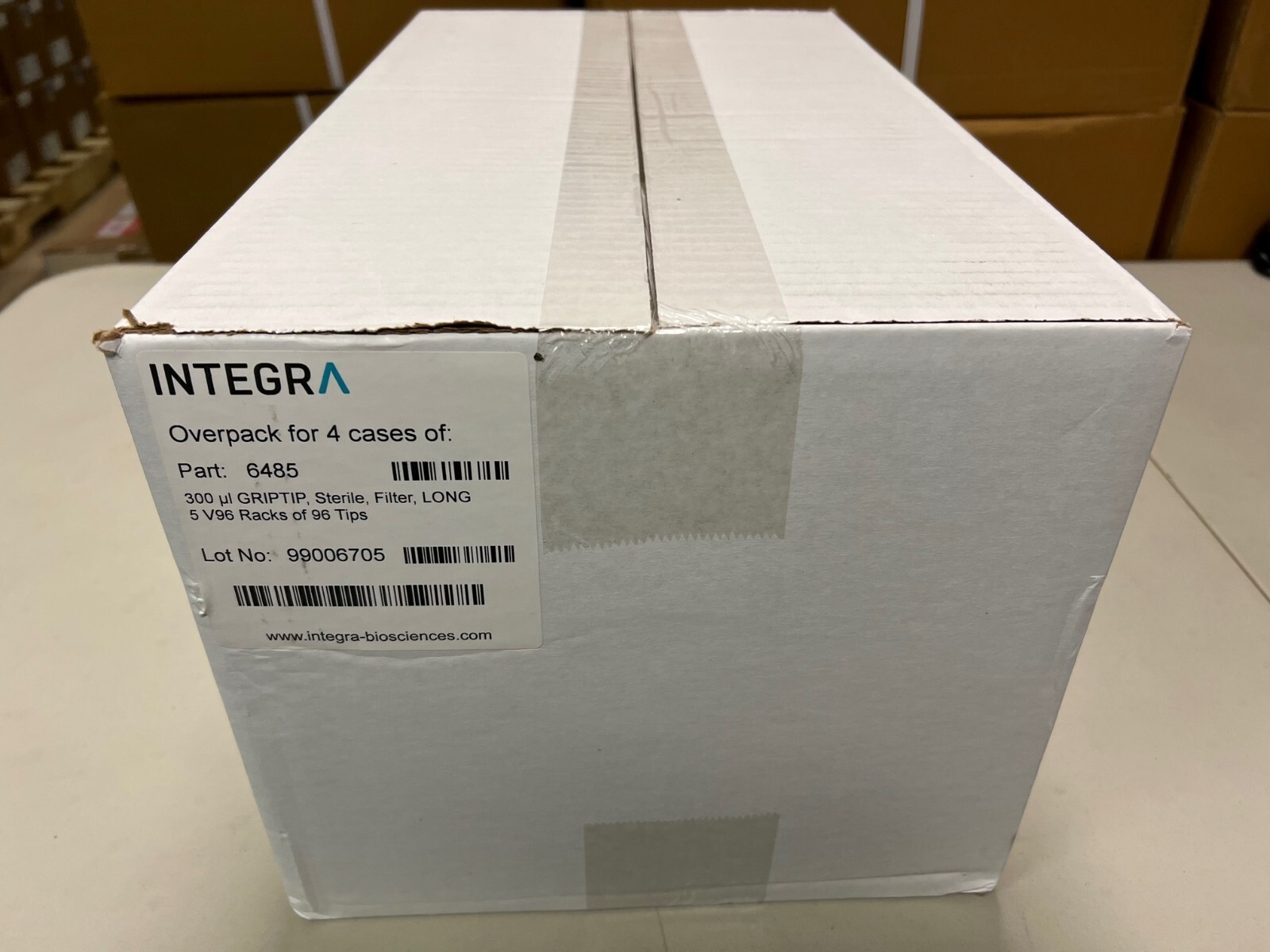 Integra 6485, 4 x cases of 5 racks of 96, 300uL tips, Viaflo 96, FREE SHIPPING