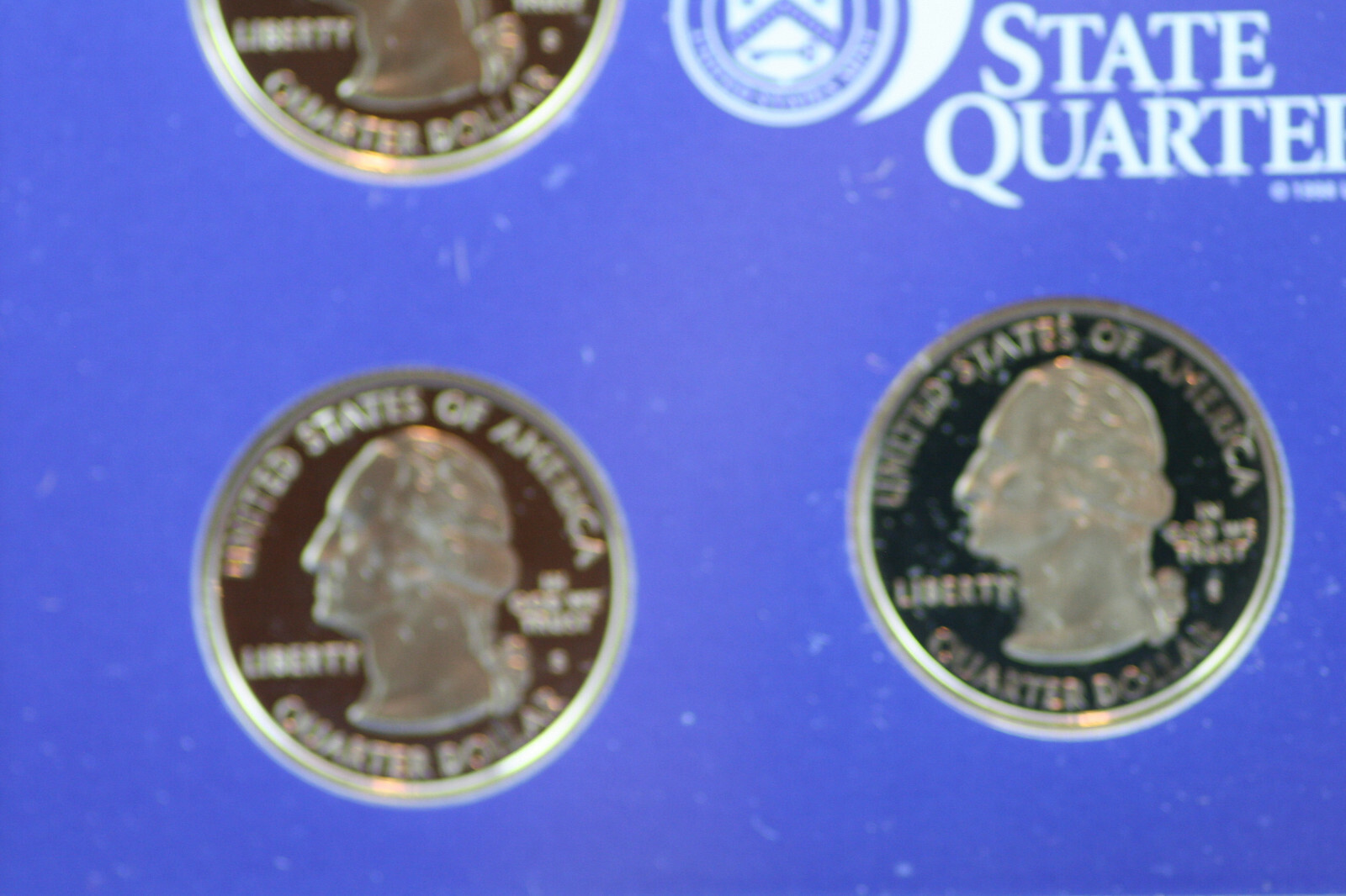 2001 State Quarters Proof Set Original US Mint Packaging