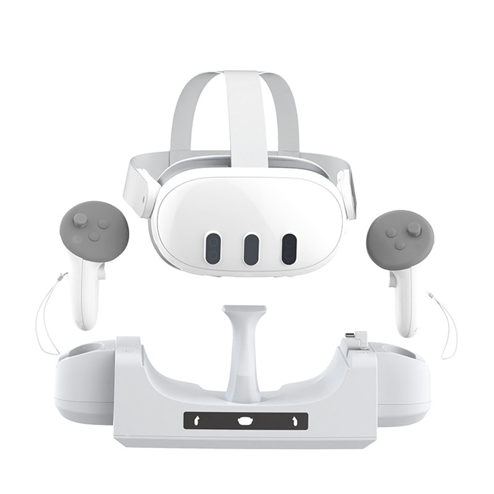 For Quest 3 VR Headset Controller Glasses Charging Dock Wall Mount Charger Stand