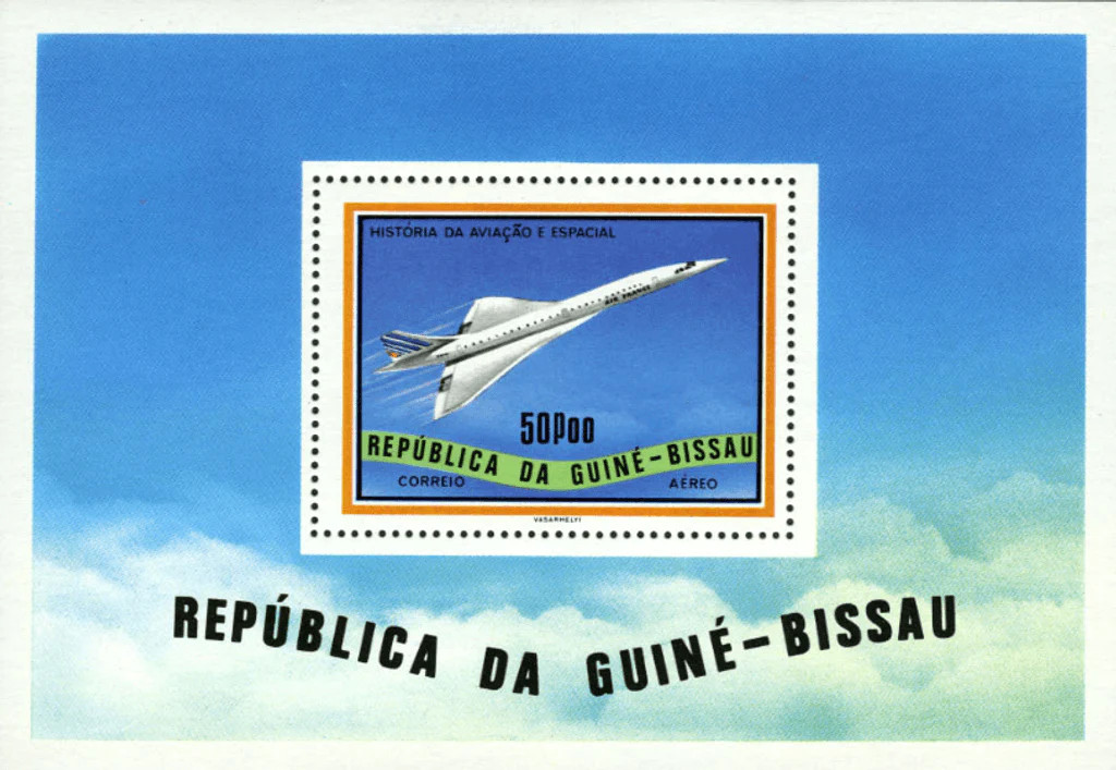 Guinea-Bissau 1978 Imperforated Stamps Aviation History Block N° 493-498