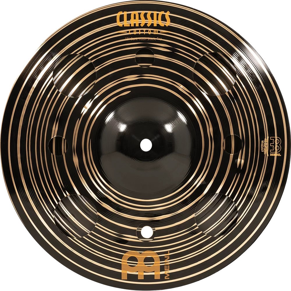 Meinl Classics Custom Dark Trash Stack Cymbals, 12"