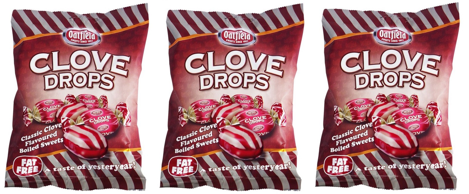 Oatfield Clove Drops 150g x 3 Pack