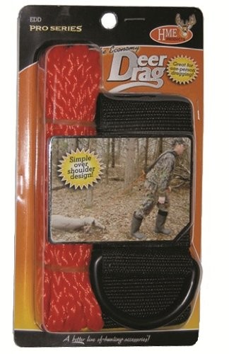 HME Economy Game Hunting Deer Drag Shoulder Strap 1.00 x x 1.00, Orange