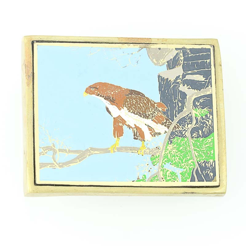 Vintage Eagle Belt Buckle Large Western Patriotic Nar Inc Brass